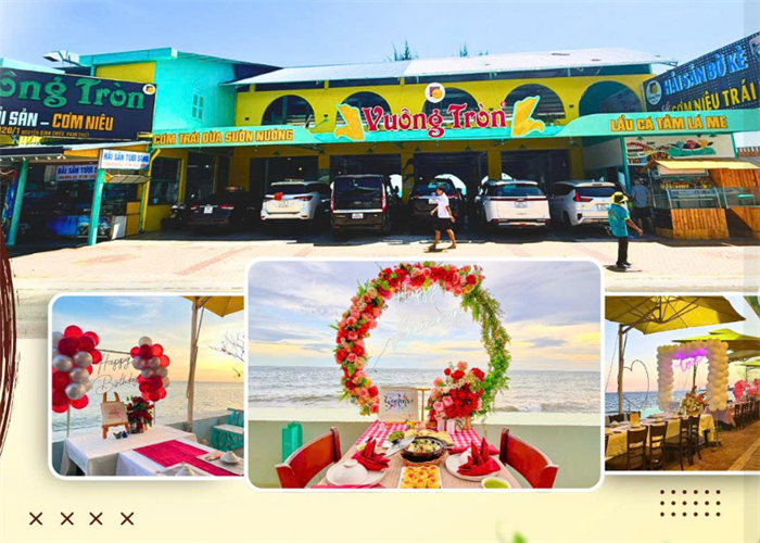 Tính Thành bàn giao khai trương Website Nhà Hàng Vuông Tròn Mũi Né 