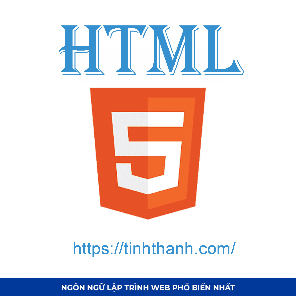 Ngôn ngữ  HTML không phải là ngôn ngữ lập trình